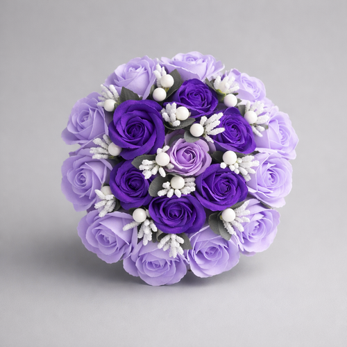 Aranjament flori cu trandafiri